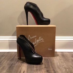 WORN ONCE CHRISTIAN LOUBOUTIN BOOTIES